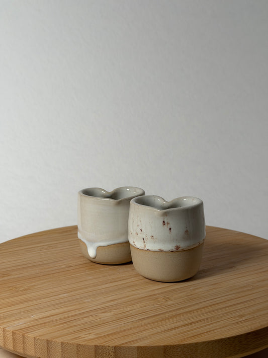 Herz-Espressobecher Set aus 2 special