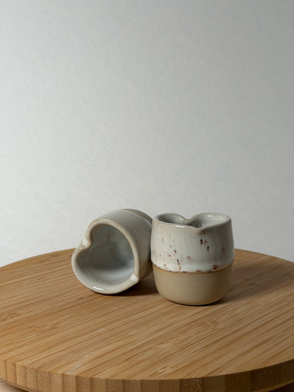 Herz-Espressobecher Set aus 2 special