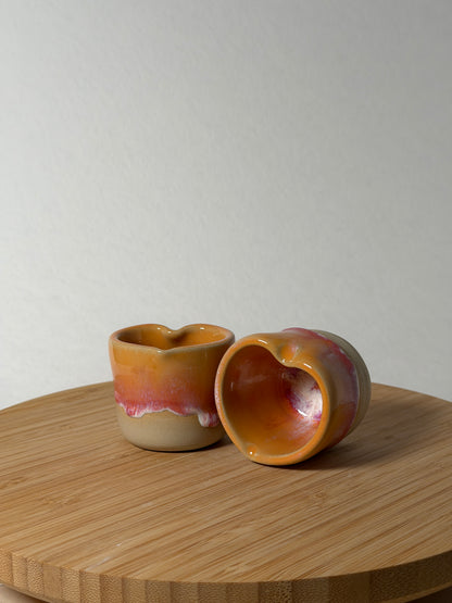 Espressobecher-Set aus 2 "Girasole"