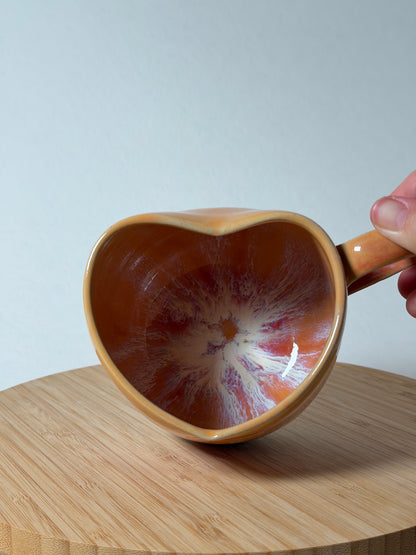 große Herztasse "Girasole"
